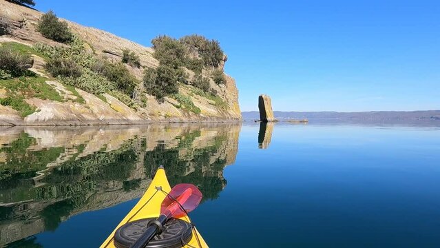 Escursione in kayak all'isola Martana