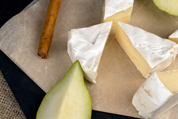 soft fresh cheese with noble white mold that you can eat