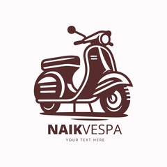 simple scooter logo vector illustration © studio