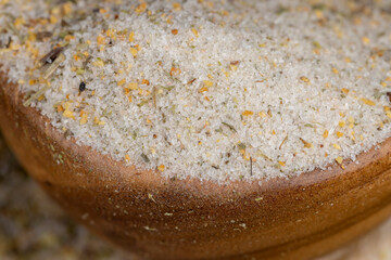 salt mixed with spices for cooking