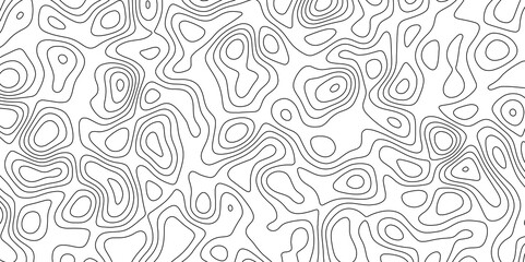 Abstract white topography vector background. Topographic map. Geographic mountain relief. counter map wavy line paper textrue. grid curve line abstract vector illustration .