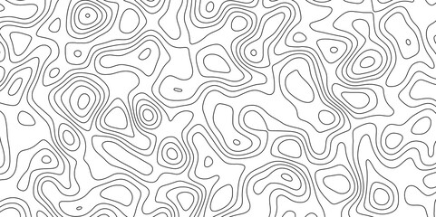 Abstract white topography vector background. Topographic map. Geographic mountain relief. counter map wavy line paper textrue. grid curve line abstract vector illustration .