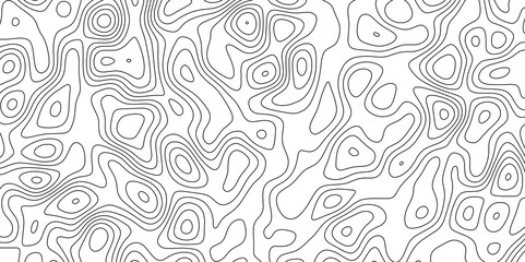 Abstract white topography vector background. Topographic map. Geographic mountain relief. counter map wavy line paper textrue. grid curve line abstract vector illustration .