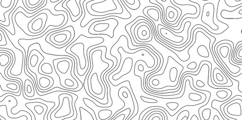 Abstract white topography vector background. Topographic map. Geographic mountain relief. counter map wavy line paper textrue. grid curve line abstract vector illustration .