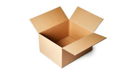 Smooth Surface Cardboard Packaging Single Box Open