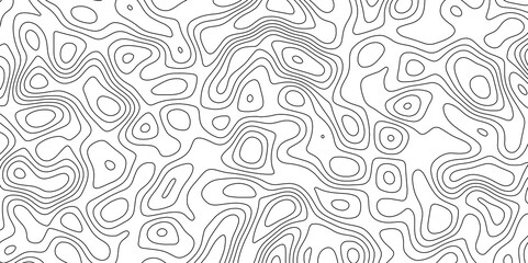 Abstract white topography vector background. Topographic map. Geographic mountain relief. counter map wavy line paper textrue. grid curve line abstract vector illustration .