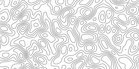 Abstract white topography vector background. Topographic map. Geographic mountain relief. counter map wavy line paper textrue. grid curve line abstract vector illustration .