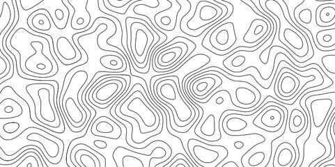 Abstract white topography vector background. Topographic map. Geographic mountain relief. counter map wavy line paper textrue. grid curve line abstract vector illustration .