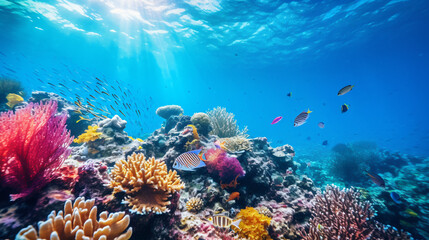 Texture coral underwater