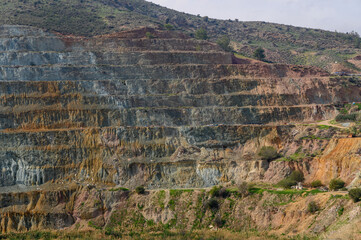 abandoned copper quarry in Northern Cyprus 4