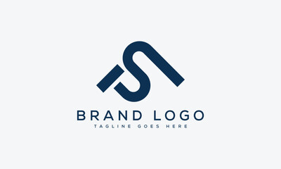 letter SA logo design vector template design for brand.
