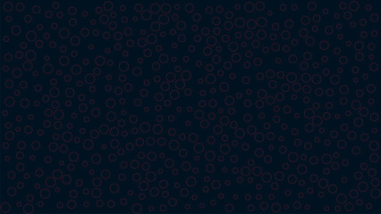 Scattered Circle Red Line on Dark Background Wallpaper