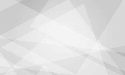 White and grey triangle lines and technology modern background. Abstract geometric smooth triangle shape with soft shadow background, template and banner design.