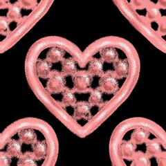 love heart seamless abstract pattern background fabric fashion design print digital illustration art texture textile wallpaper apparel image with graphic repeat elements