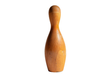 Bowling Pin Essence On Transparent Background.