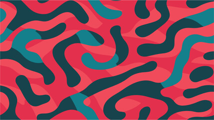 Retro marble 60s wave pattern. Nami Japanese Pattern Colorful Background. Abstract liquid wavy background. Seamless. The geometric pattern. Simple background with contour line pattern.