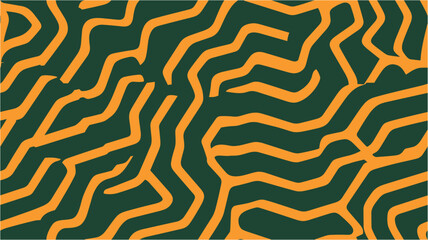 Summer leaves swimwear vintage design. Contour of wood trunk rings. Art deco style. Animal print, leopard texture background. Background Wallpaper. Vector seamless pattern.