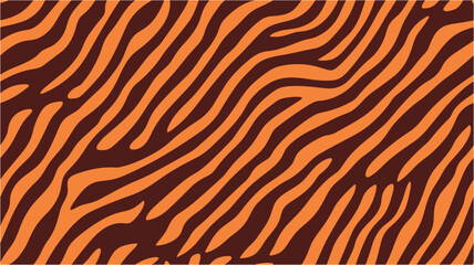 Tiger skin texture and background. Concept style. Seamless pattern tiger skin. Halloween concept. Vector animal skin print. Tiger Pattern Background Design Template. Wooden slats.