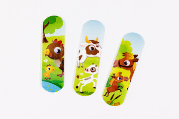 Kinderpflaster mit Tiermotiv