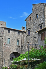 Viterbo, strade, vicoli, piazze e case della città medievale - Tuscia Lazio