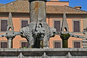 Viterbo,  La fontana di Piazza Fontana Grande - Tuscia, Lazio