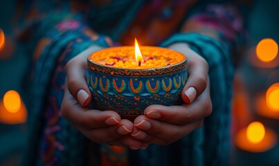 Candlelit Meditation Embrace the New Moon's Energy Generative AI