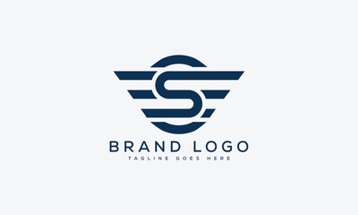 letter S logo design vector template design for brand.