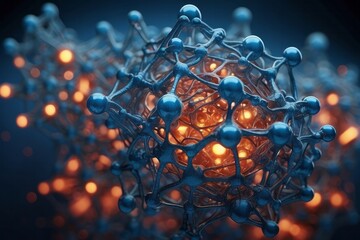 molecular model. Nanotechnology in medicine