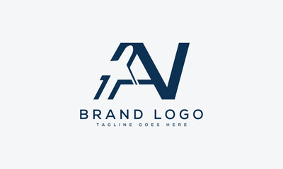 letter n logo design vector template design for brand.