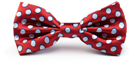 Weird funny bow tie isolated on white background