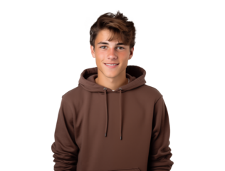 friendly teenager boy with casual attire, young guy portrait