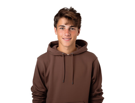 friendly teenager boy with casual attire, young guy portrait