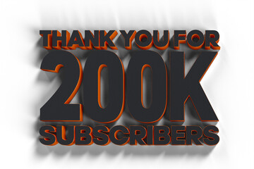 200k Subscriber Celebration PNG transparent background