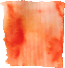 Watercolor stain orange texture
