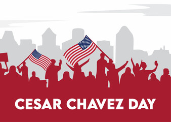 Obraz premium cesar chavez day united states