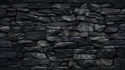 Stone black background texture. Blank for design