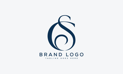 letter CS logo design vector template design for brand.