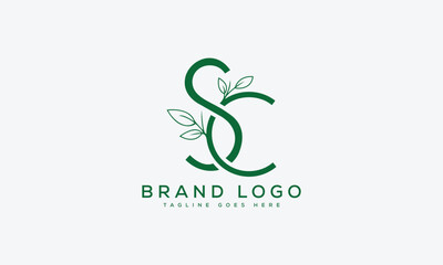 letter CS logo design vector template design for brand.