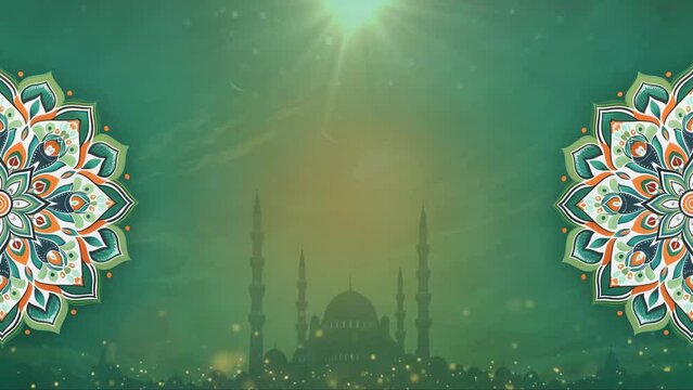 Islamic ramadhan background animation