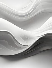 white gray motion background / grey gradient abstract background Generative AI