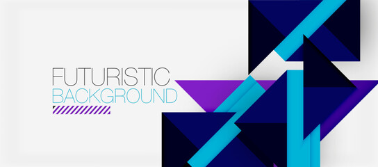 Triangle Vector Background Illustration For Wallpaper, Banner, Background, Card, Book Illustration, landing page