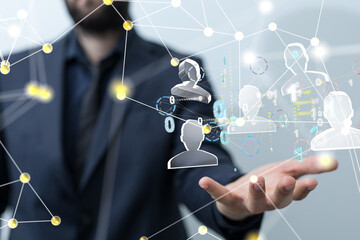 human social network and leadership as concept