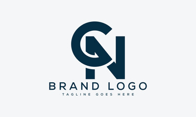 letter CN logo design vector template design for brand.
