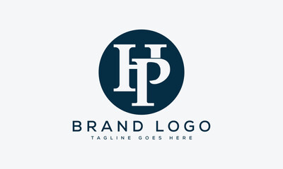 letter HP logo design vector template design for brand.