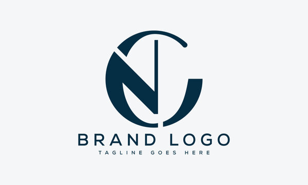 letter CN logo design vector template design for brand.
