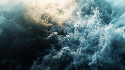 Smoke and Dust Effect Overlays. Artistic Eleme - obrazy, fototapety, plakaty