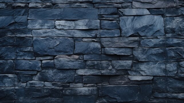  Stone Navy Blue background texture. Blank for design