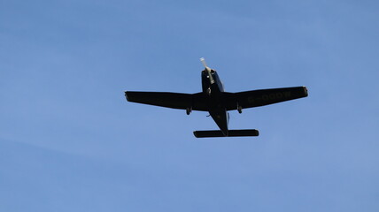 Airplane in the sky