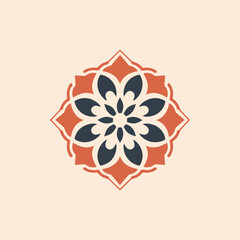 Arabic seamless pattern Moroccan mandala style monoline Asian style Arabian style pattern vector pack design