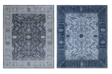 
decorative rug for the interior isolated on white background, home decor, 3D illustration, cg render
